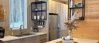 Forest Adventure Cabin Steps from Lac Schryer