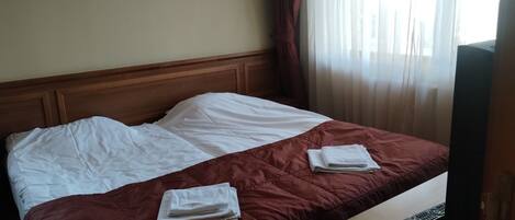 Classic Double or Twin Room, City View | Desk, blackout drapes, iron/ironing board, free WiFi
