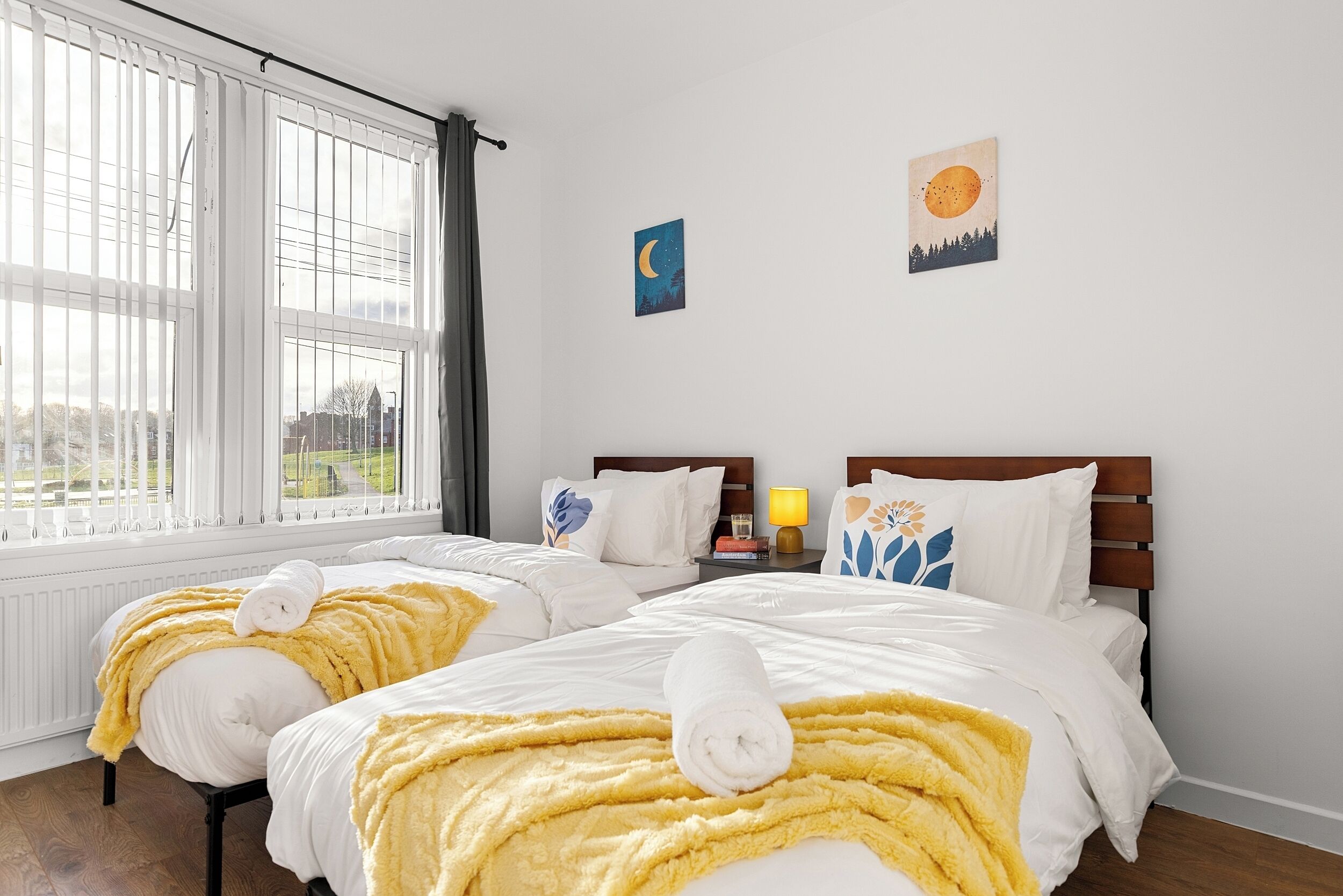 House, Park View | Desk, laptop workspace, blackout curtains, iron/ironing board