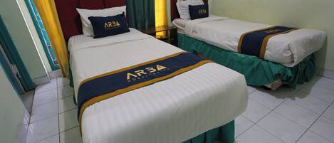 Chambre Standard avec lits jumeaux | Wi-Fi gratuit, draps fournis