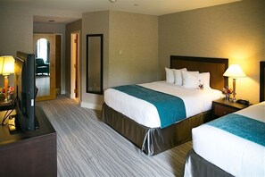 Een strijkplank/strijkijzer, gratis wifi