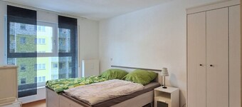 Furnished apartment near Plauen's old market square with sunny balcony