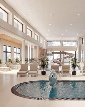 3 indoor pools