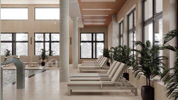 Sauna, massages