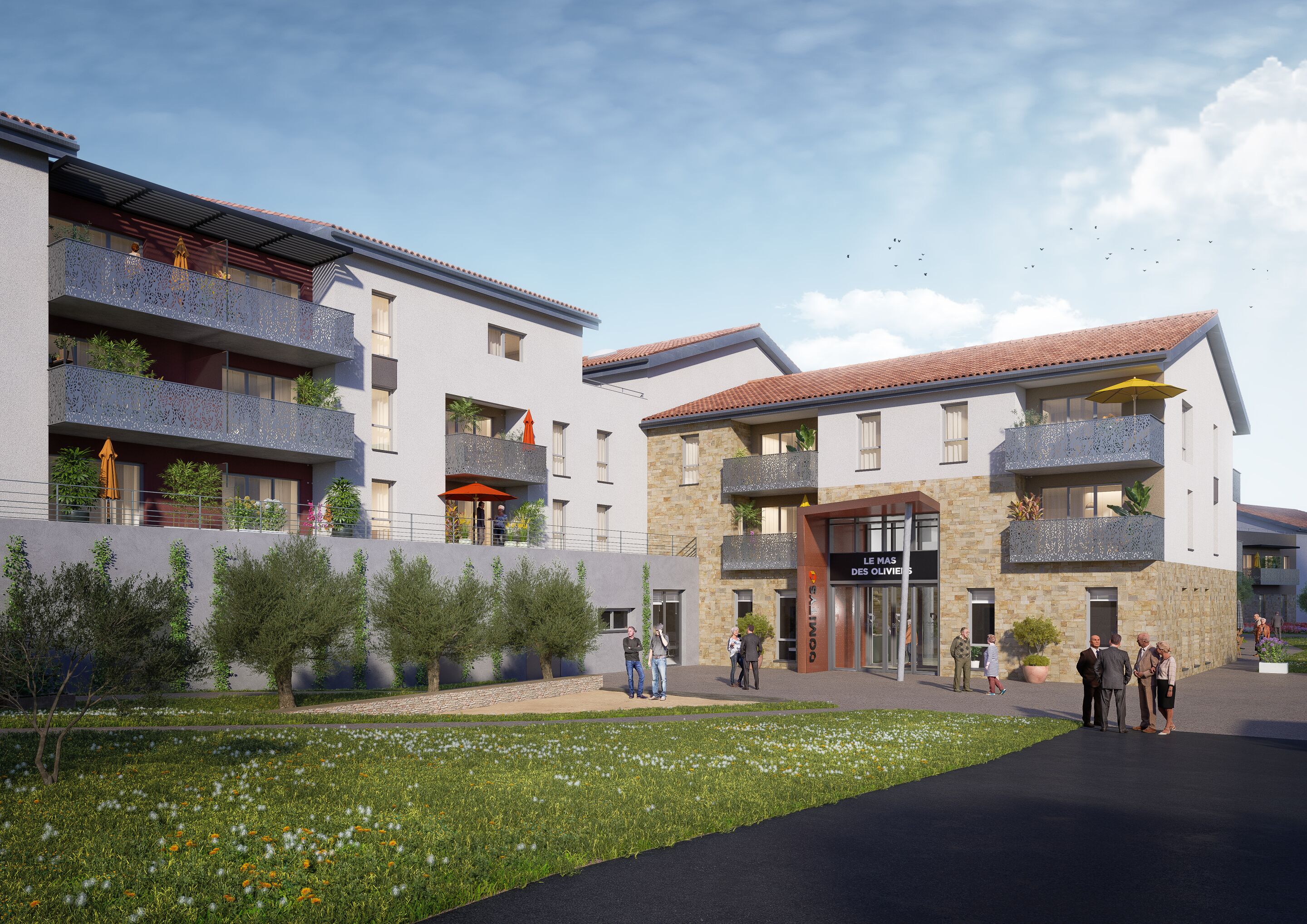 Pintu masuk properti