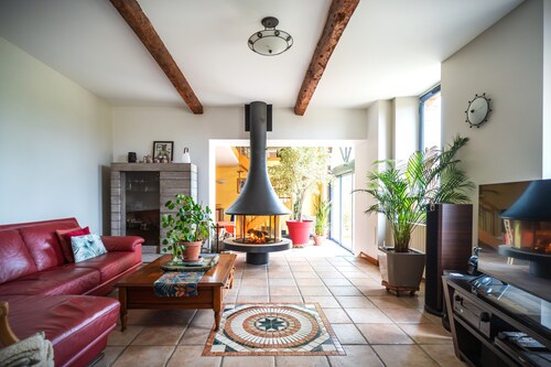 Charming renovated farmhouse with river and forest area