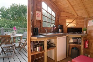 Private kitchen - Cabin Love 5p - Studio Cottage, Sleeps 5 (Maisons-Laffitte)