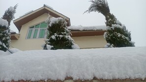 Habitación doble Confort, balcón, vista a la montaña | Detalle exterior