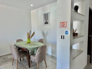 Apartment, 3 Bedrooms, Smoking, Balcony | Dining room - Safir Spacious Apartment in Safsaf, La Marsa (La Marsa)