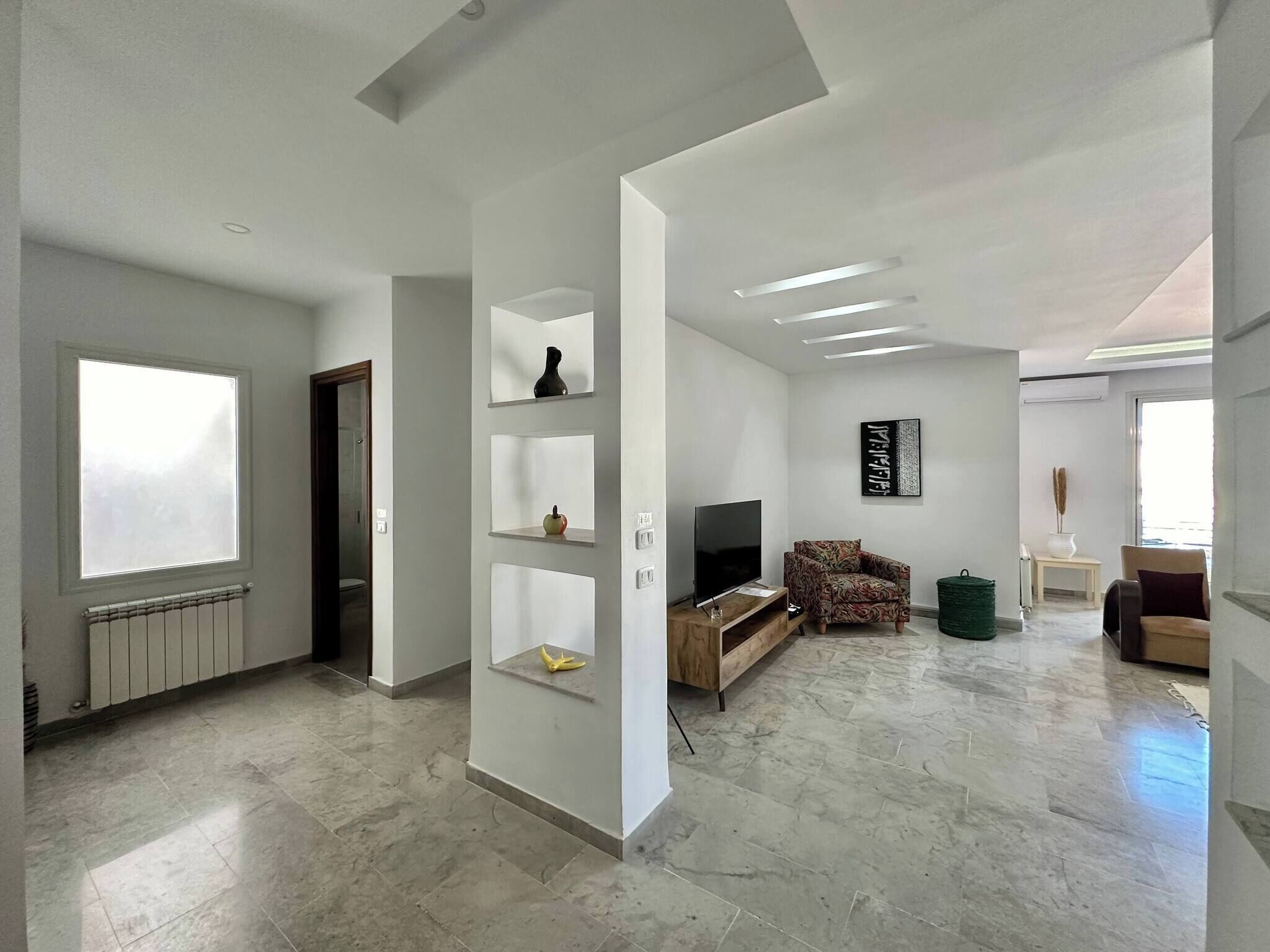 Apartamento, 3 quartos, para fumantes, sacada | Sala de estar