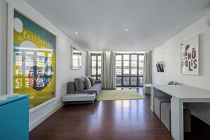 Apartamento, 1 habitación | Zona de estar