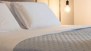 Desk, iron/ironing board, travel cot, free WiFi