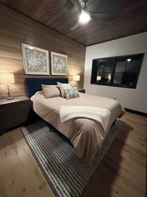 2 bedrooms, iron/ironing board, free WiFi, bed sheets