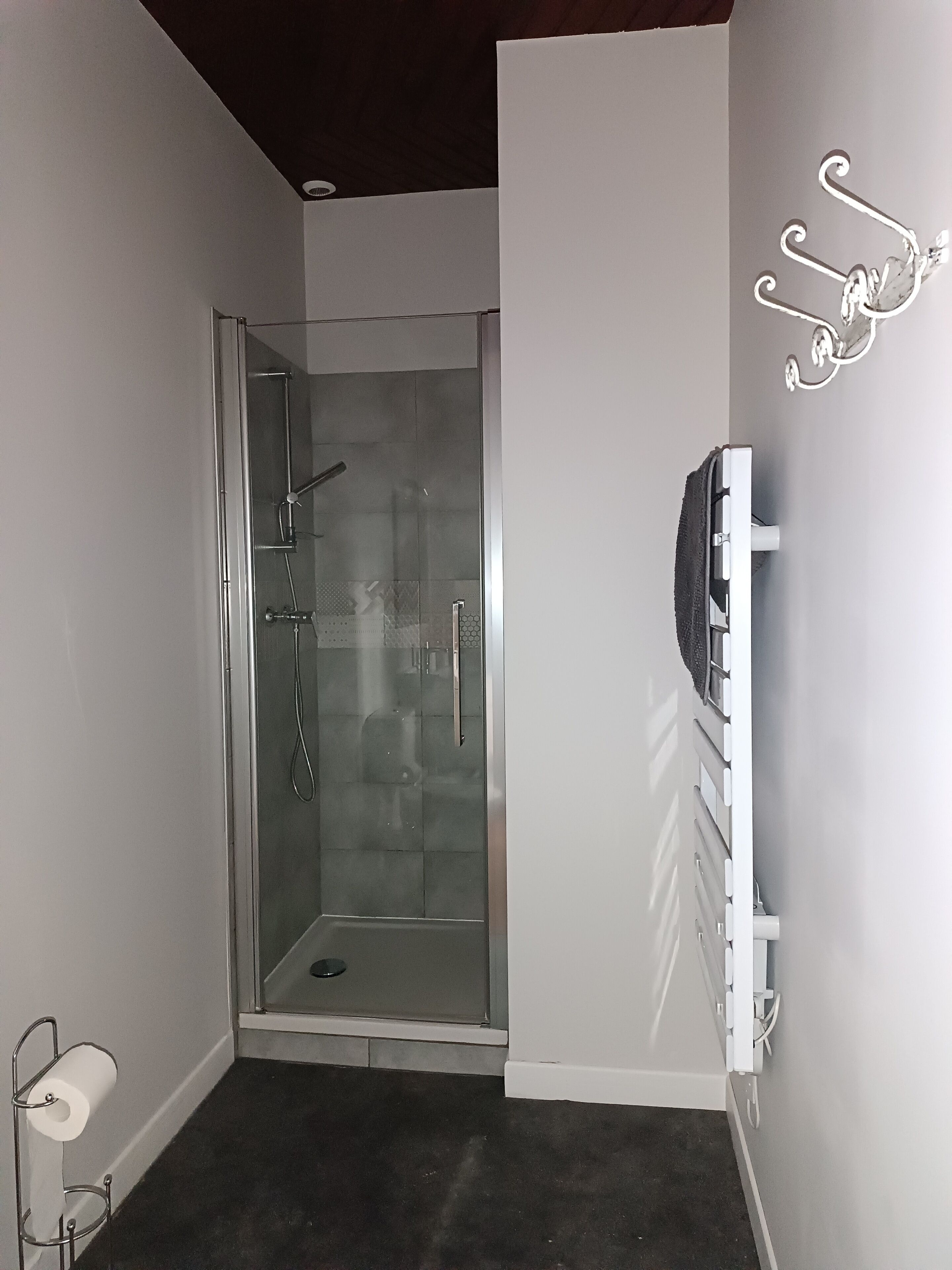 Hårføner, håndklær, såpe og toalettpapir