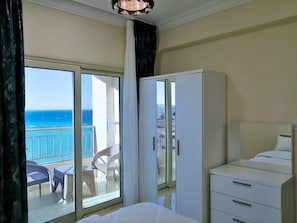 1 bedroom, iron/ironing board, WiFi, bed sheets - Lovely 1-bedroom apartment with Stavio1 Luxury Beachfront Chalet – Private Yacht (Red Sea Governorate)