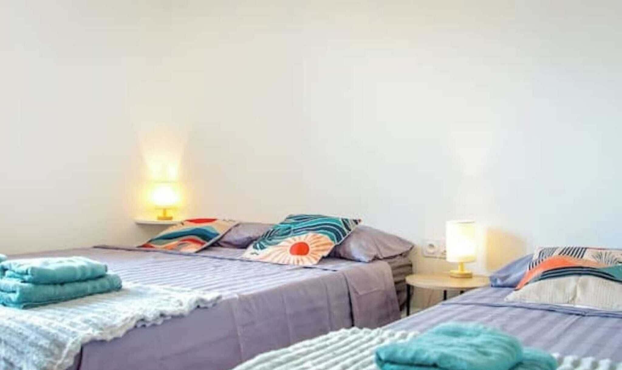 2 chambres, draps fournis