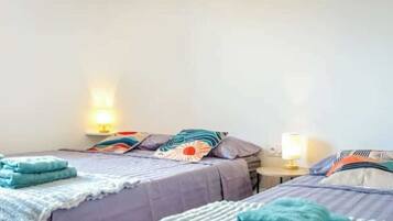 2 chambres, draps fournis