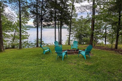 KY WATER Front Hideaway w/ Fire Pit &  View