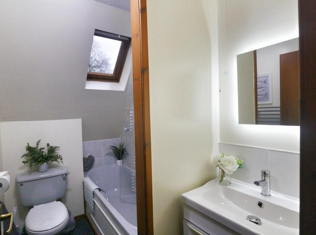 Superior Chalet, Balcony, Garden View | Bathroom | Hair dryer
