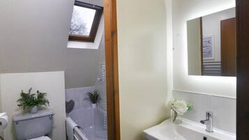 Superior Chalet, Balcony, Garden View | Bathroom | Hair dryer