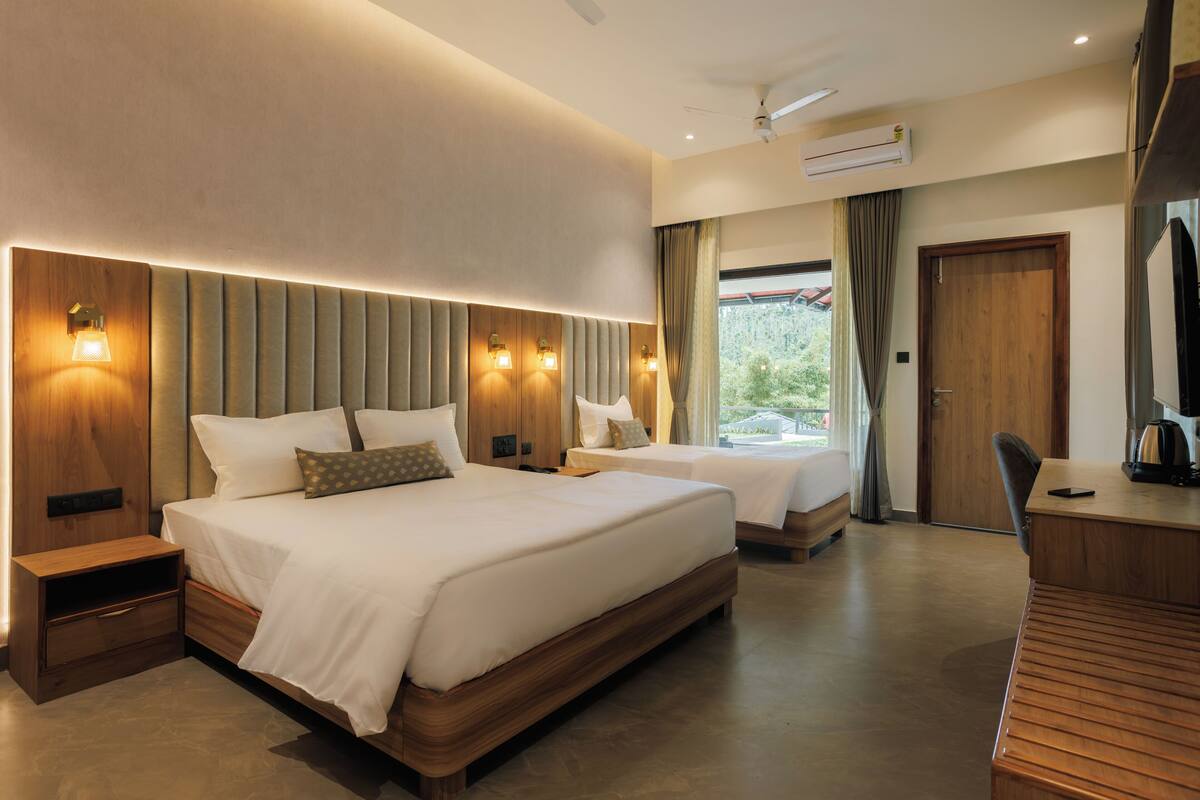 Kamar Triple Superior, balkon, pemandangan lembah | Kedap suara dan Wi-Fi gratis
