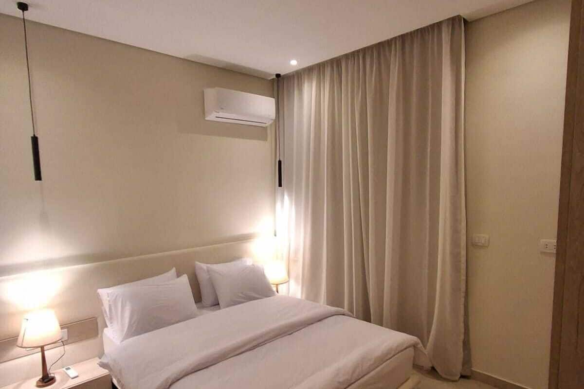 华丽公寓, 2 间卧室 | 客房内保险箱、遮光窗帘、隔音、熨斗/熨衣板