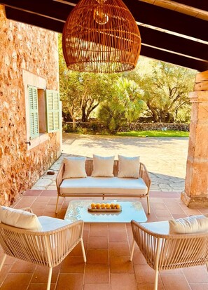 Terrace/patio - Country House Es Trenc (Campos)