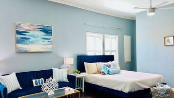 Iron/ironing board, WiFi, bed sheets