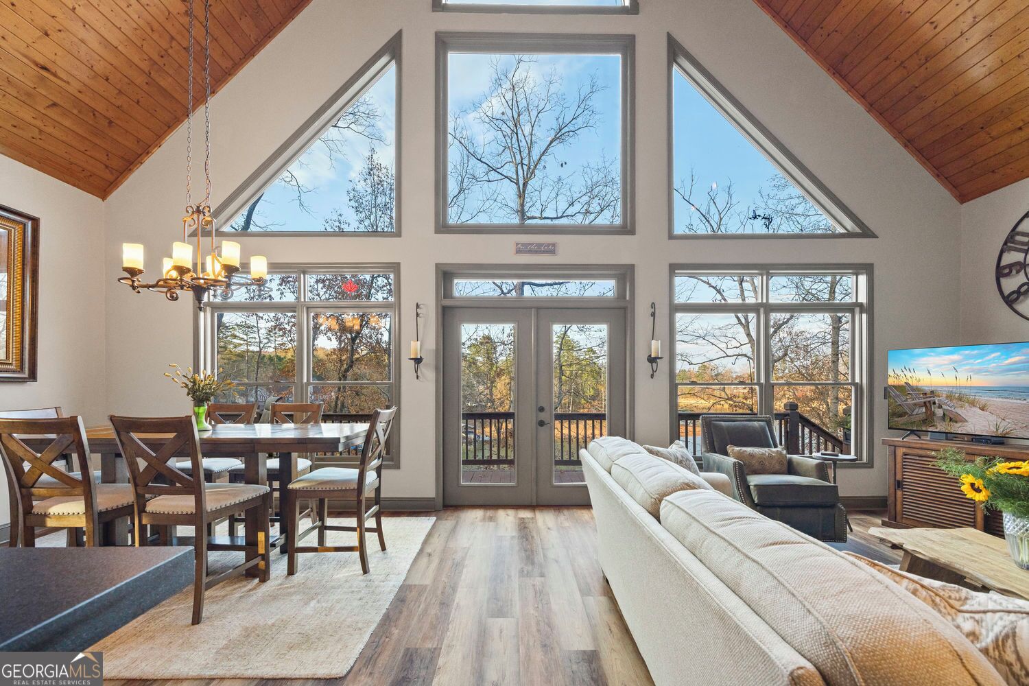 Smart TV, fireplace, video games, books