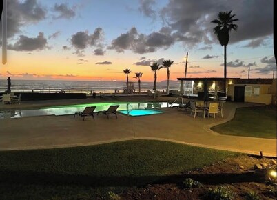 Beautiful Oceanfront View 3-bedroom condo in Downtown Playas de Rosarito