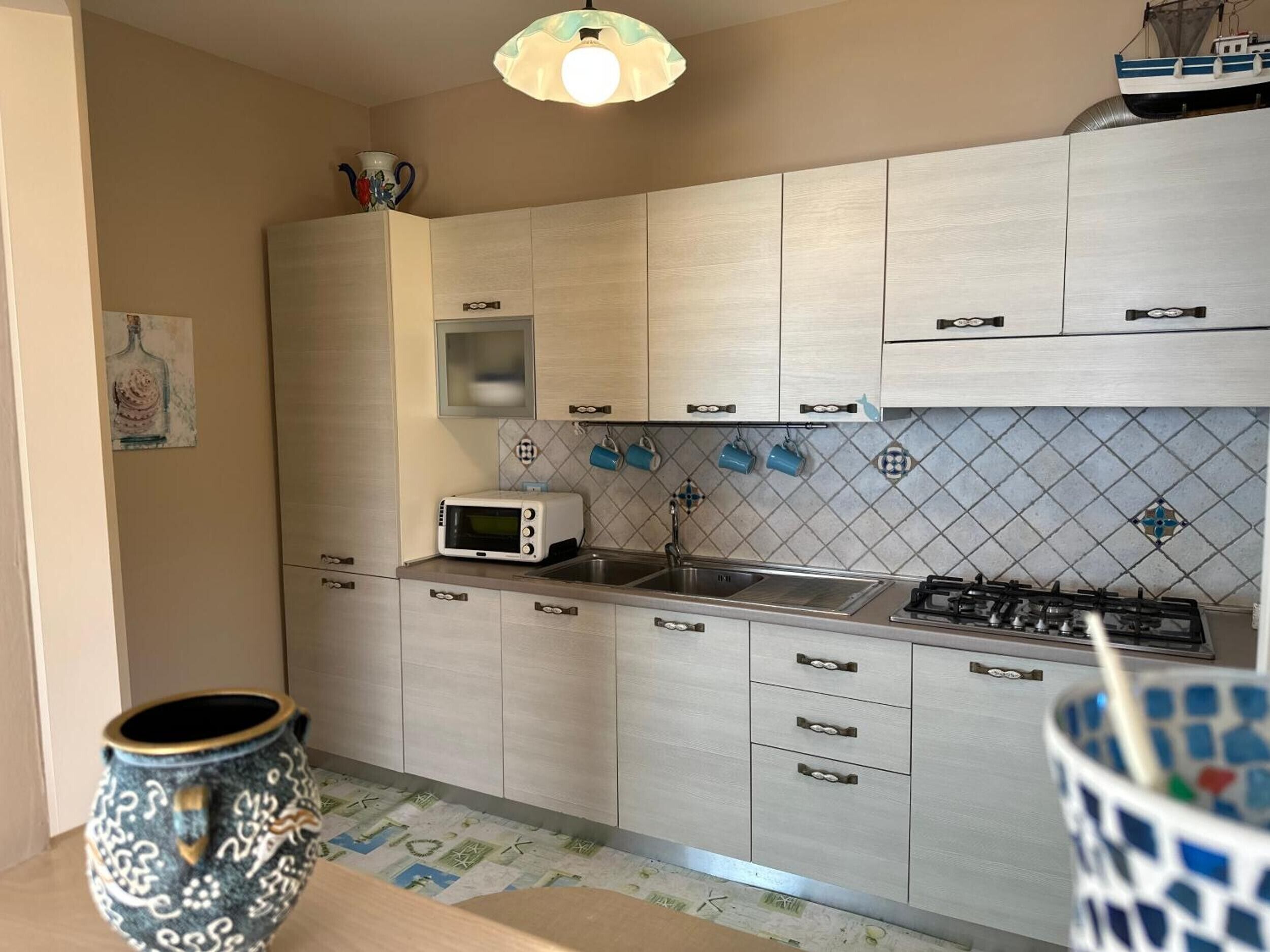 Refrigerador, horno, placa de cocina, lavavajillas