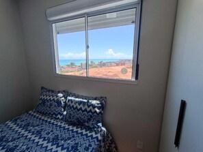 2 bedrooms, WiFi, bed sheets - 2-Bedroom Apartment in Maceió with Panoramic Sea View (Maceió)