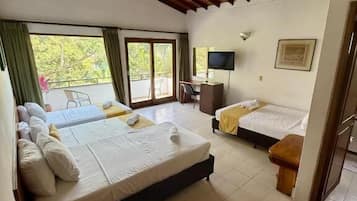 Desk, laptop workspace, free WiFi