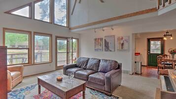 TV connectée, cheminée