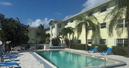 2 bedroom pool condo both with king beds. Across the street from the beach!!