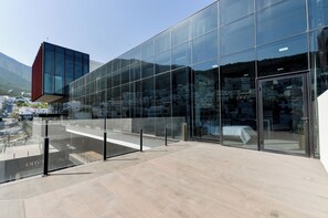 Estudi en suite, vistes a la ciutat | Terrassa o pati