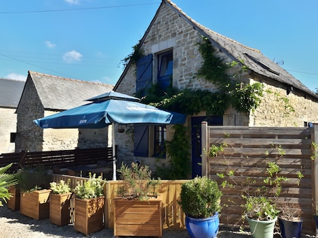 Exterior. Holiday Home “Le Courtil De Bourrien” with Terrace and Wi-Fi
