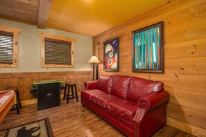 Chalet, Multiple Beds, Pool Access, Mountain View (Hilltop Haven) | Living area - Hilltop Haven (Gatlinburg)