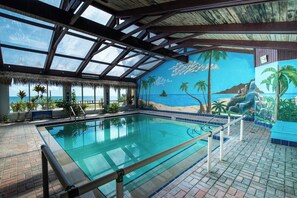 Indoor pool, outdoor pool