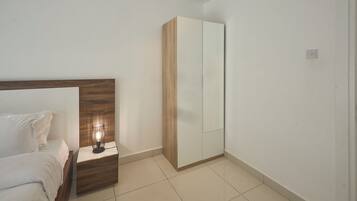 Luxury Apartment, 1 Bedroom, Non Smoking, Balcony | In-room safe, desk, laptop workspace, iron/ironing board