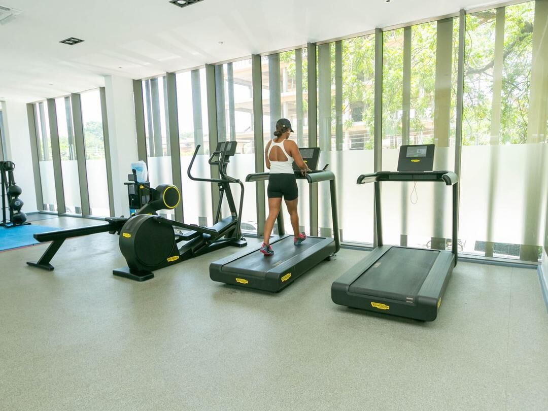 Luxury Apartment, 2 Bedrooms, Balcony, Courtyard View | Fitness facility