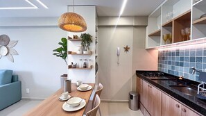 Family Apartment | Private kitchen - Galapagos Beach Residence - Praia dos Carneiros (Tamandaré)