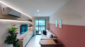 Classic Apartment | Living area - Galapagos Beach Residence - Praia dos Carneiros (Tamandaré)