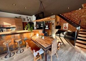 Interior - New from July: Unique loft by the water lily pond 🌺 Pets ♡ welcome (Hausham)