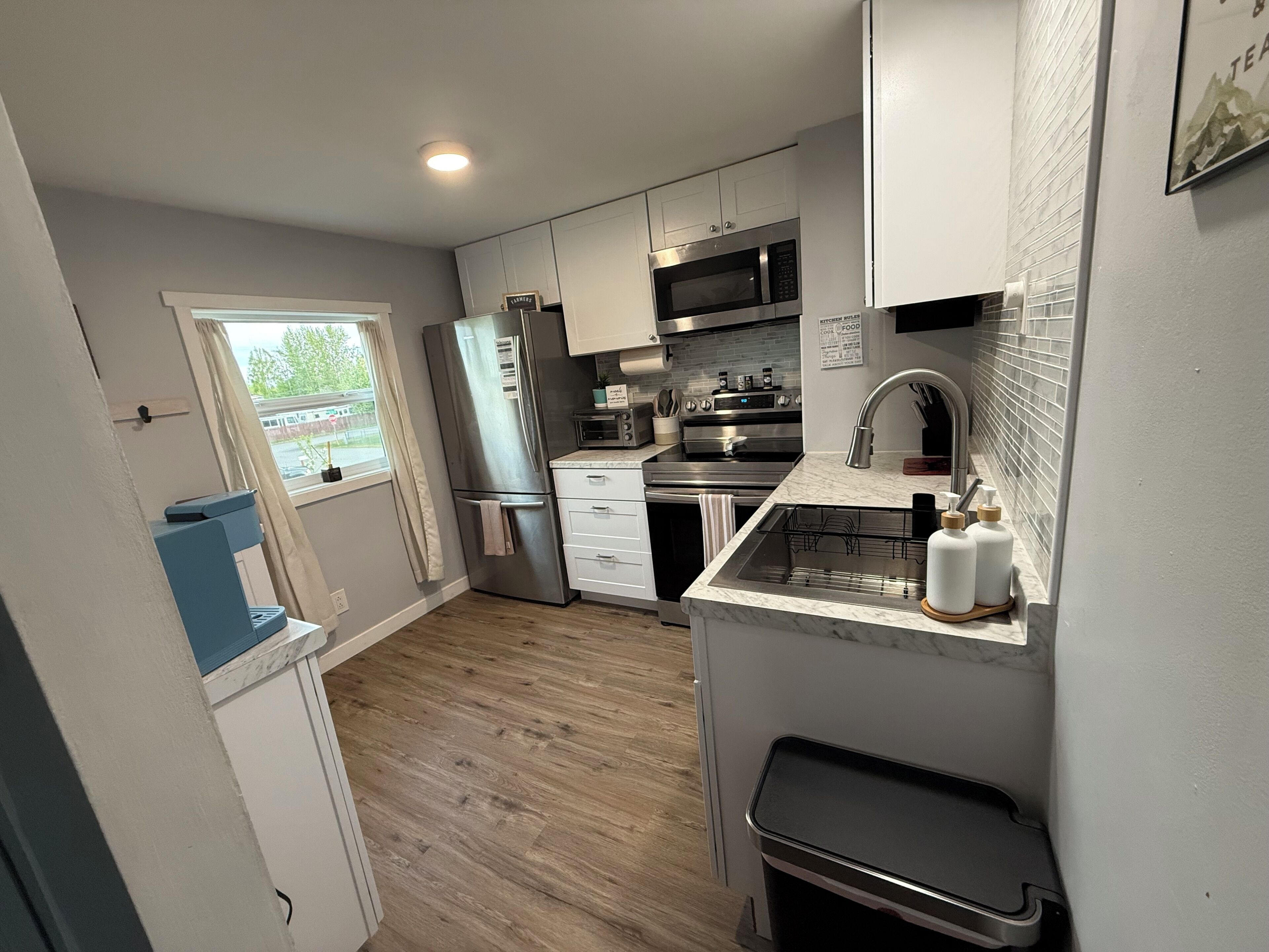 Microwave, oven, stovetop