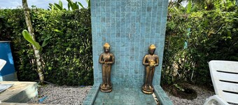 House in Camburi with pool, river and Atlantic Forest