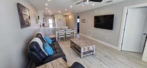 Smart TV - A103 - Gulffront Getaway at Fisherman’s Cove | Steps to Sand, Free Boat Docks (Sarasota)