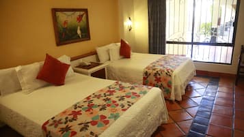 Deluxe Double Room, 2 Double Beds, Garden View | Free WiFi