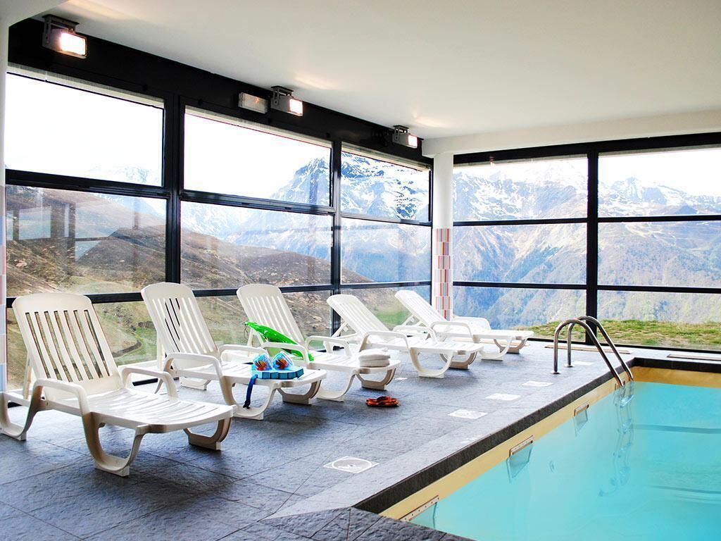Indoor pool, a heated pool