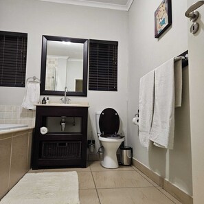 Hair dryer, towels, soap, toilet paper - Welcoming 1-bedroom cottage in beautiful Sandton for a relaxing stay. (Sandton)